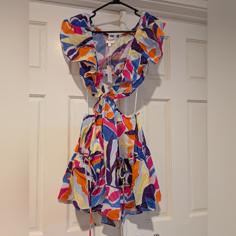 Milly of New York Vibrant Abstract Dress
